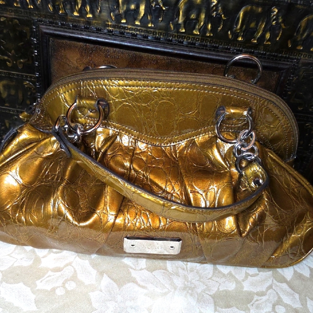 Metalic Color Patent Leather Purse